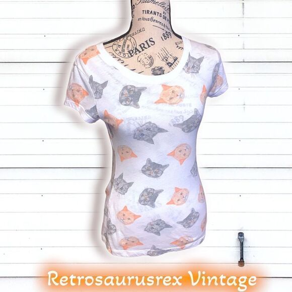 𝅺bundle Deal! Wound Up Cat Tee Shirt /  RNB Plaid Flannel Back to School Bundle - Picture 2 of 9